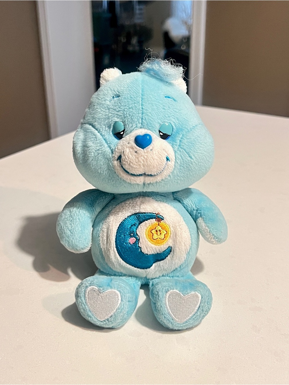 🩵 Care Bears 🩵2002 BEDTIME BEAR 8" Plush Stuffed Animal